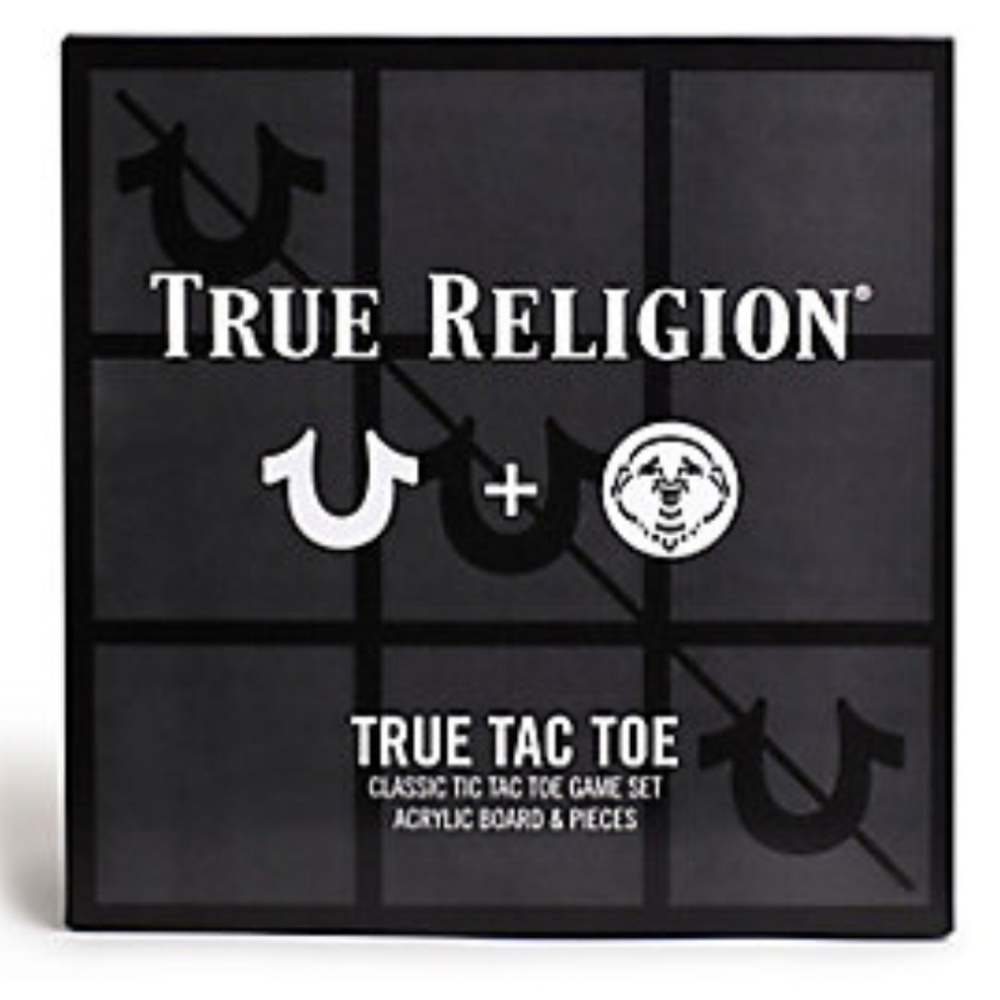 True Religion True Tac Toe Game Set